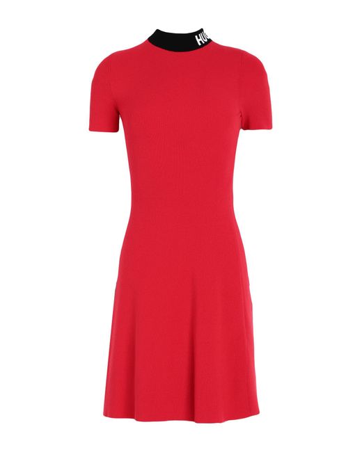 HUGO Red Mini Dress