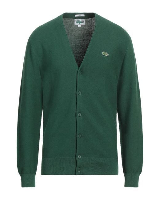 Lacoste Green Cardigan for men
