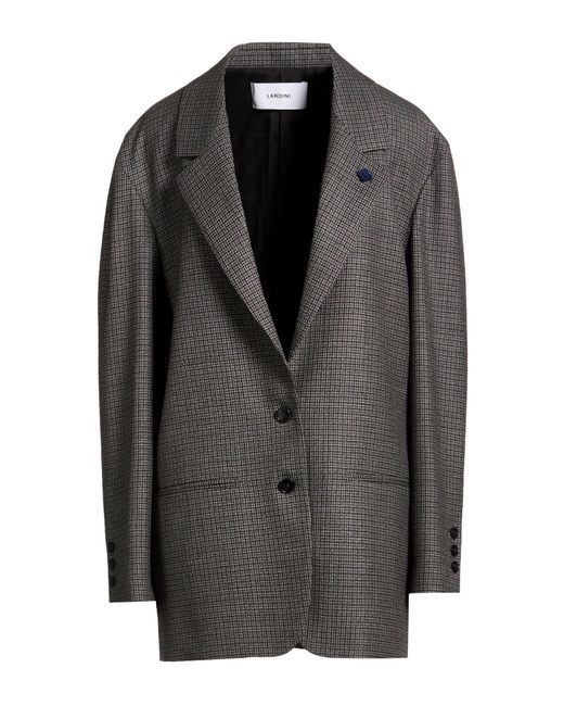 Lardini Black Blazer Wool