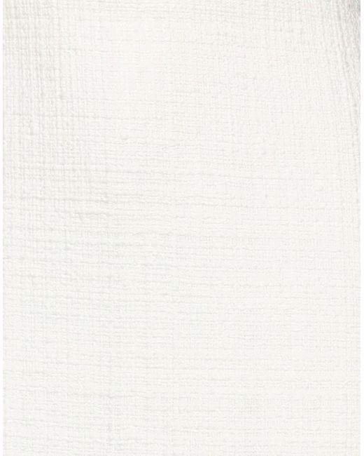 Theory White Mini Skirt Cotton, Polyamide