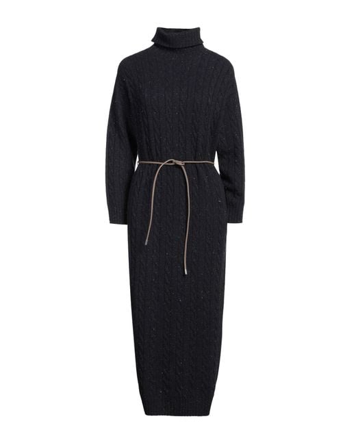 Peserico Black Midi Dress
