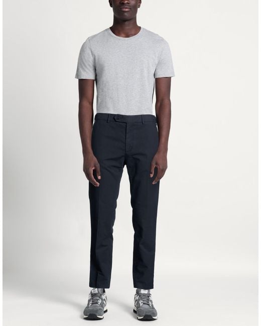Cellar Door Blue Pants Cotton, Elastane for men