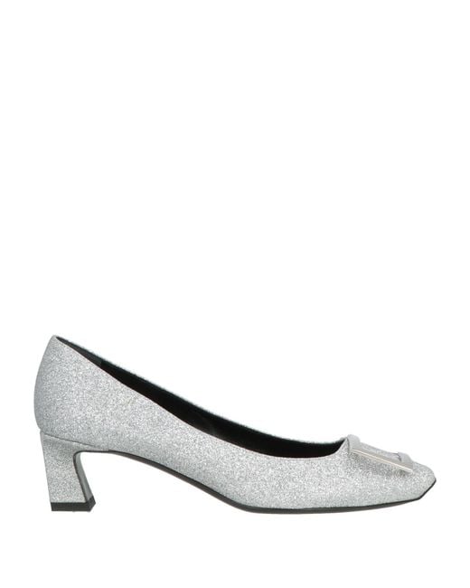 Roger Vivier White Pumps Leather