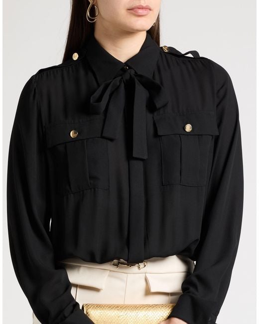 Cristinaeffe Black Jumpsuit Polyester, Viscose, Elastane