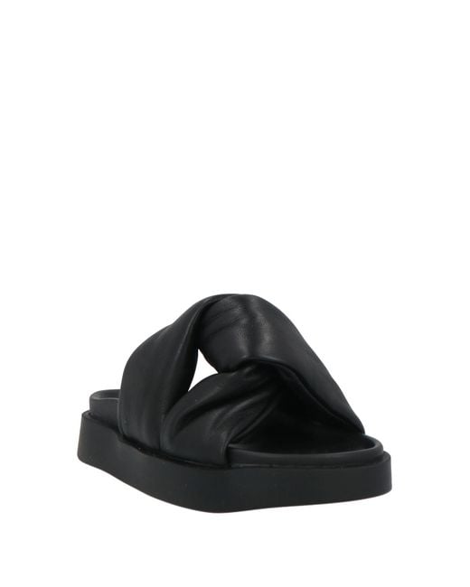 Inuikii Black Sandals Leather