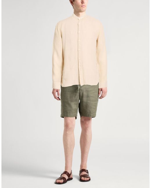 120% Lino Natural Shirt for men