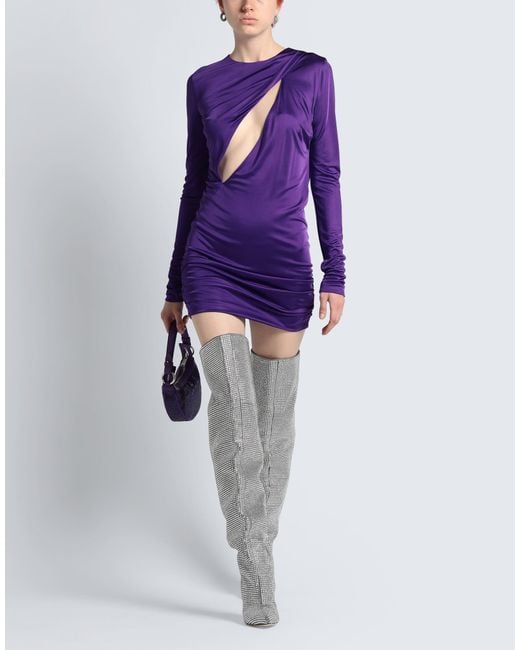 Versace Purple Mini Dress