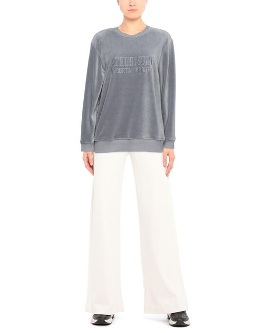 Alberta Ferretti Gray Sweatshirt