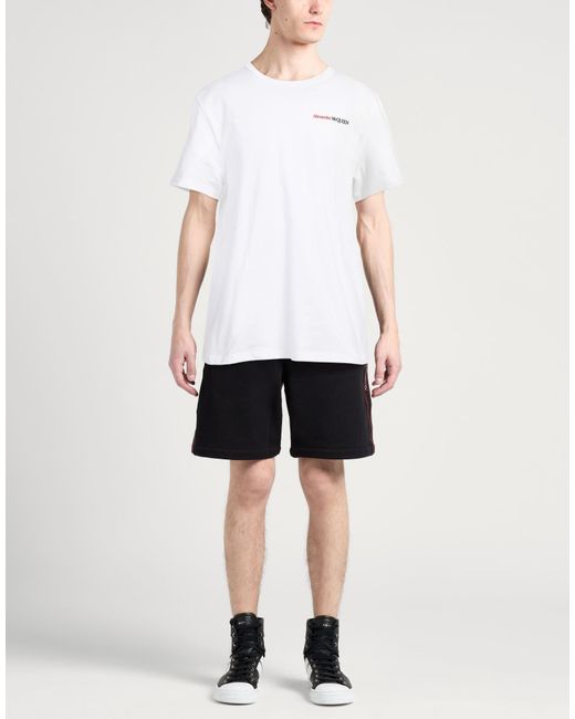 McQueen White T-shirt for men