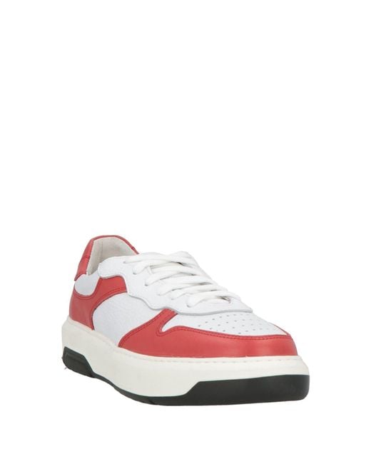 Cerruti 1881 Pink Sneakers Cow Leather