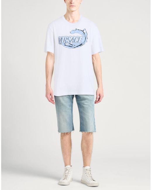 Versace White T-Shirt Cotton for men