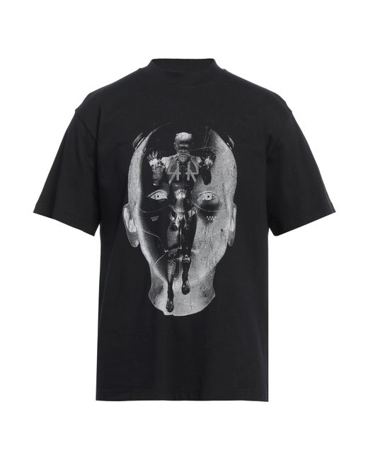 44 Label Group Black T-Shirt Cotton for men