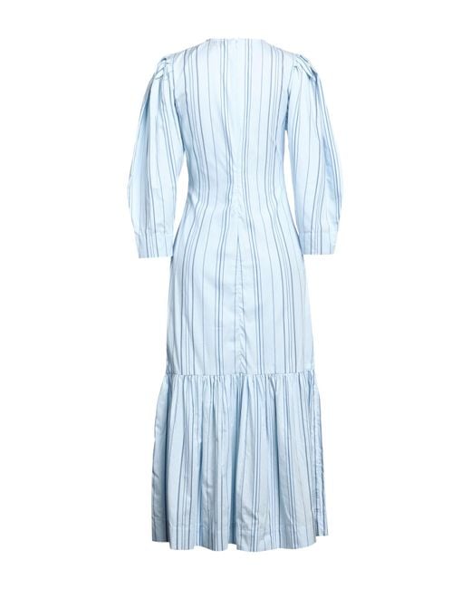 Ganni Blue Midi Dress