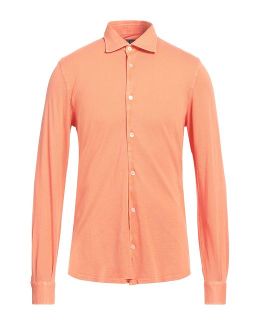 Fedeli Hemd in Orange für Herren