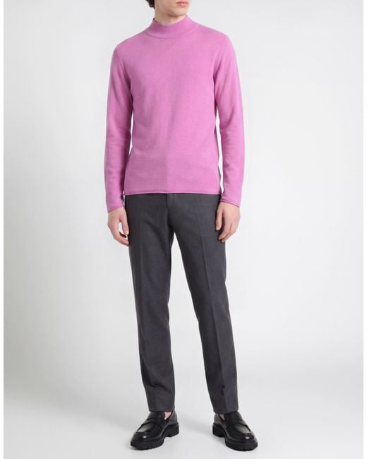 Officina 36 Pink Turtleneck for men