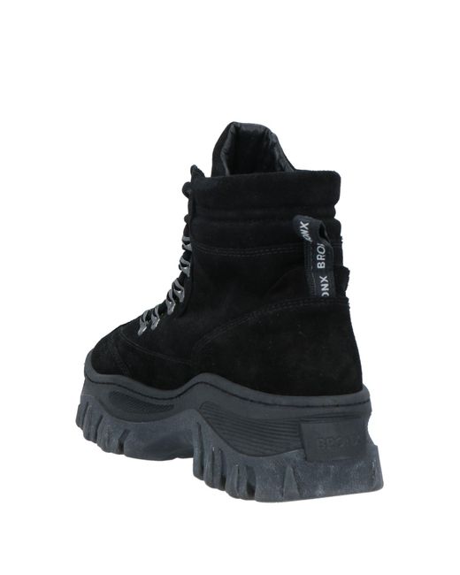 Bronx Black Ankle Boots