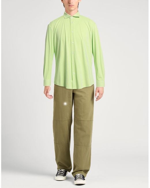 Brian Dales Green Shirt Polyamide, Elastane for men