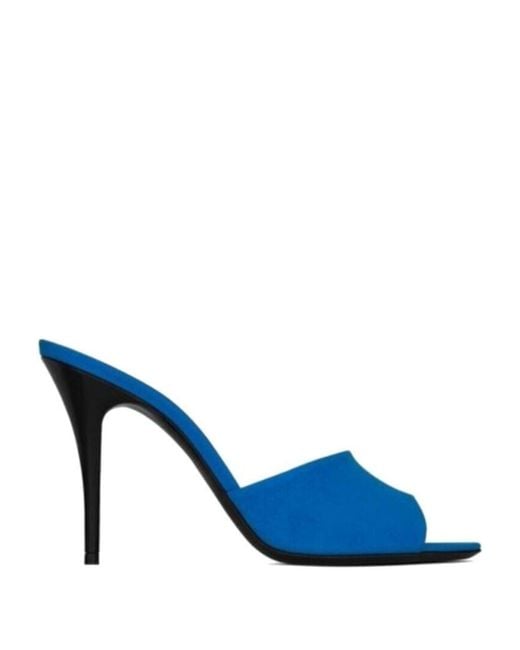 Sandali di Saint Laurent in Blue