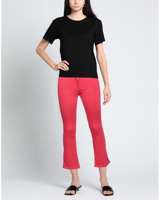 LUCKYLU  Milano Red Jeans