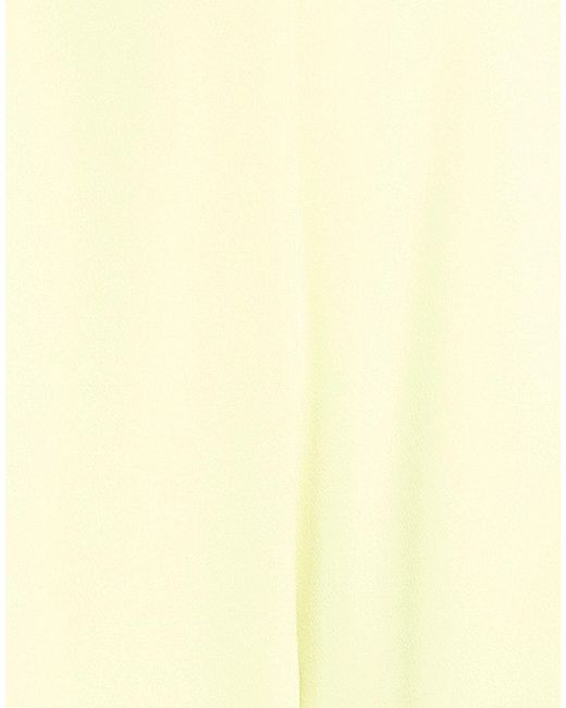 Pinko Yellow Pants Polyester, Elastane