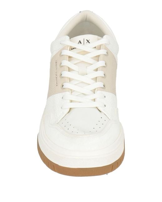 ARMANI EXCHANGE White Trainers for men