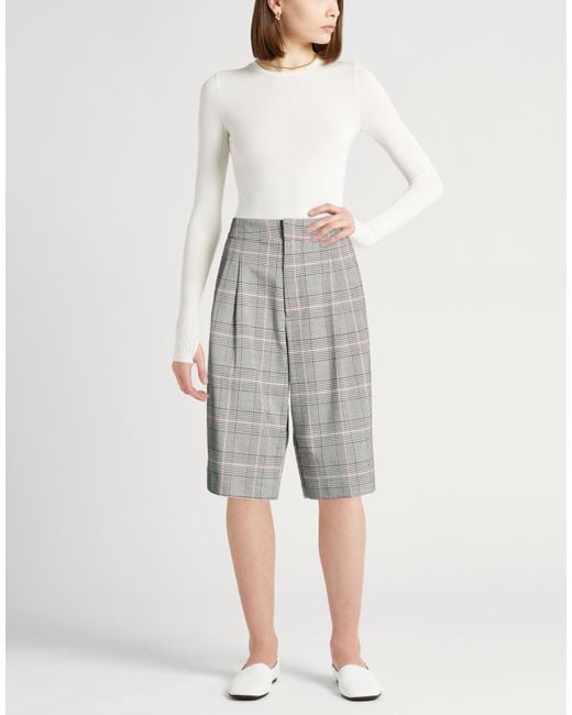 Semicouture Gray Shorts & Bermuda Shorts