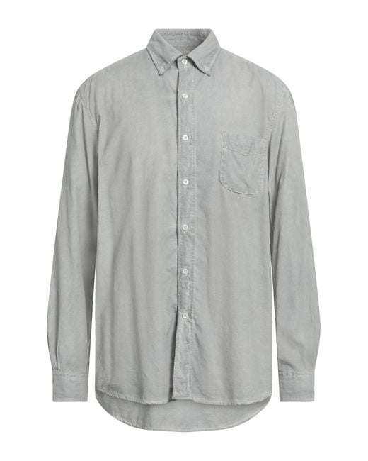 Altea Gray Shirt Cotton for men