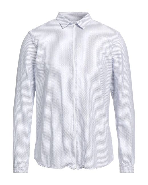 Hombre Ropa de Camisas de Camisas de vestir Camisa Aglini de Algodón de color Blanco para hombre 