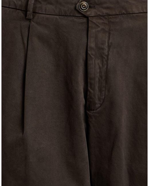 Briglia 1949 Black Pants Cotton, Elastane for men