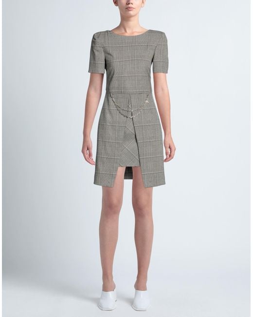Patrizia Pepe Gray Mini Dress