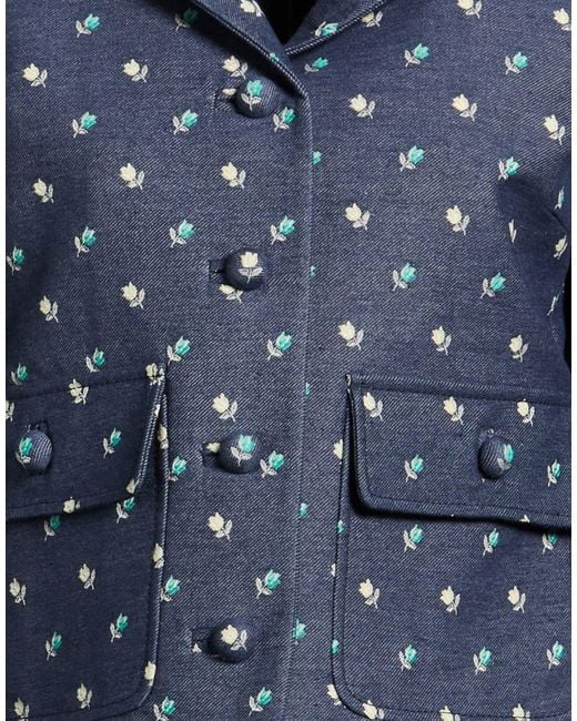 Paul & Joe Blue Jacket Cotton, Polyester, Elastane