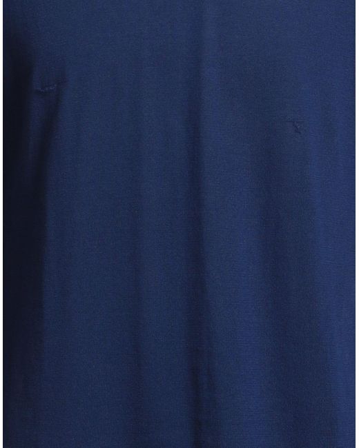 PT Torino Blue Sweater Cotton, Silk for men