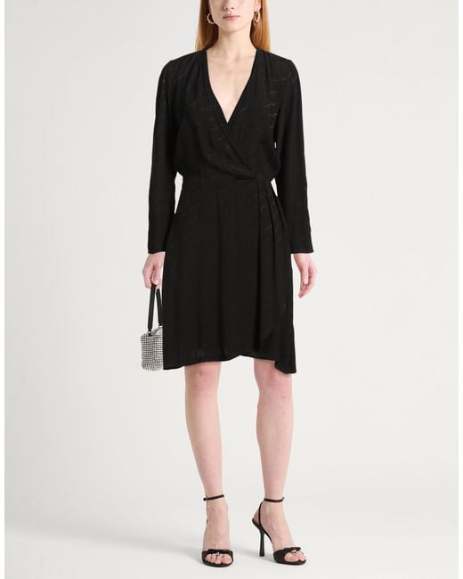 ARMANI EXCHANGE Black Mini Dress Viscose