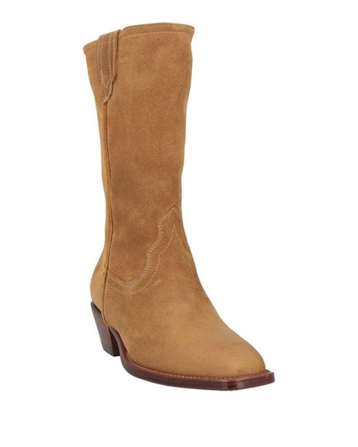 Sonora Boots Brown Camel Ankle Boots Leather