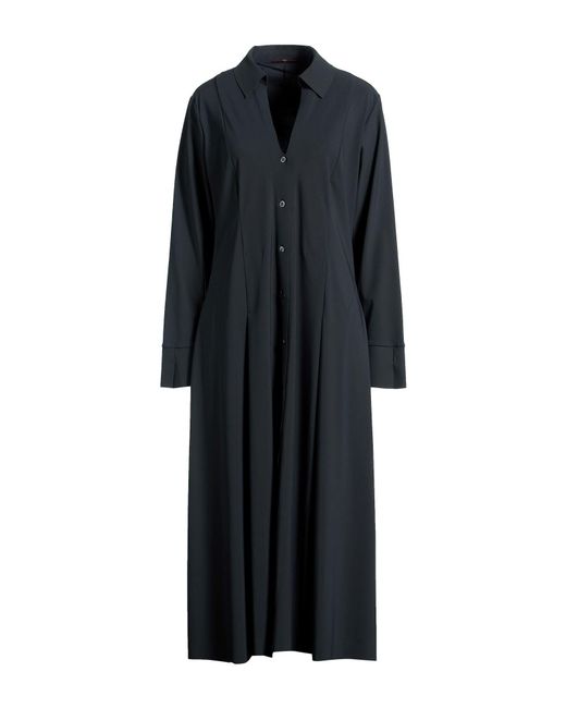 High Black Midi Dress
