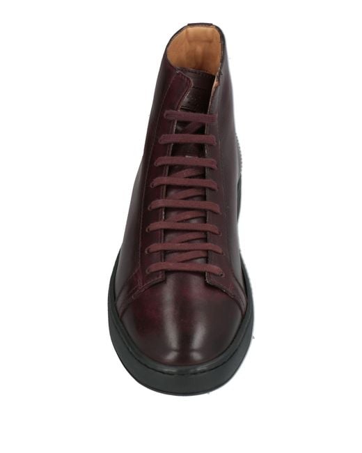 Santoni Brown Trainers for men