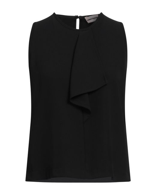 Sandro Ferrone Black Top Polyester, Elastane