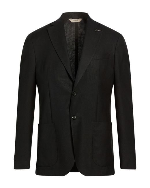 Paoloni Black Blazers for men