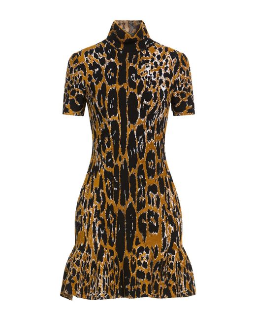 Alaïa Brown Mini Dress