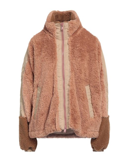 OOF WEAR Brown Shearling- & Kunstfell