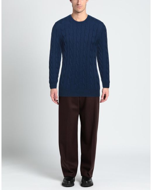 Pullover di Malo in Blue da Uomo