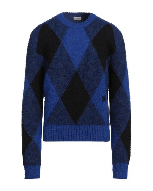 Burberry Blue Sweater Wool for men