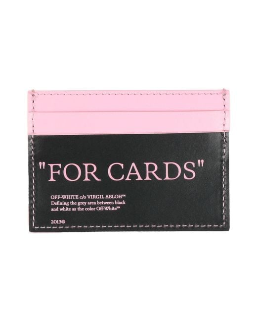 Off-White c/o Virgil Abloh Pink Cardholder