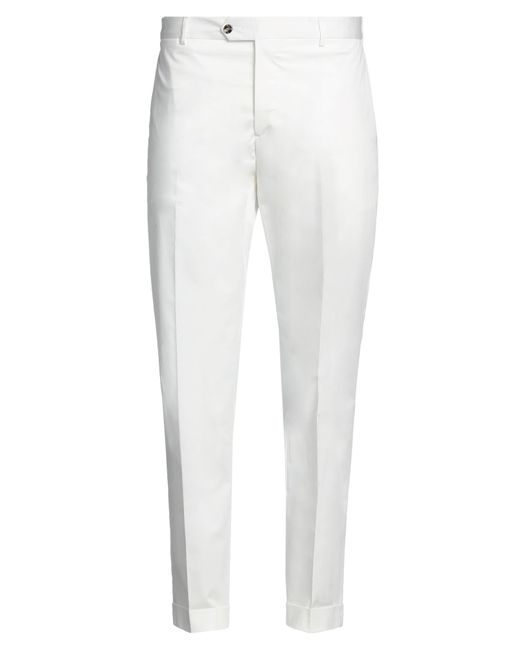 Barba Napoli White Trouser for men