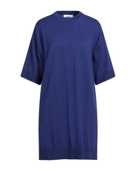 Alpha Studio Blue Mini Dress