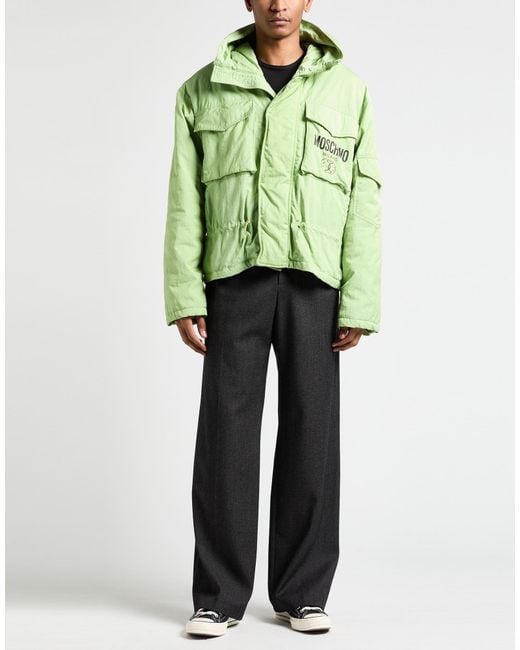 Moschino Green Jackets for men