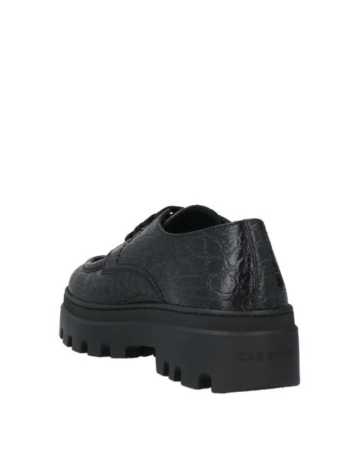 Car Shoe Black Lace-up Shoes