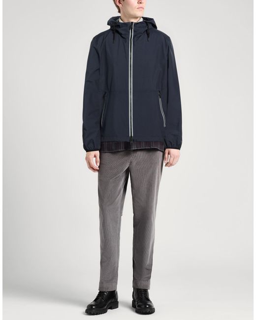 Herno Blue Laminar Jacket Polyester for men