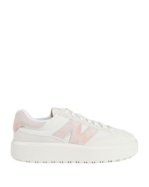 New Balance White Trainers