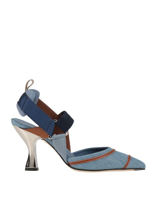 Escarpins Fendi en coloris Blue